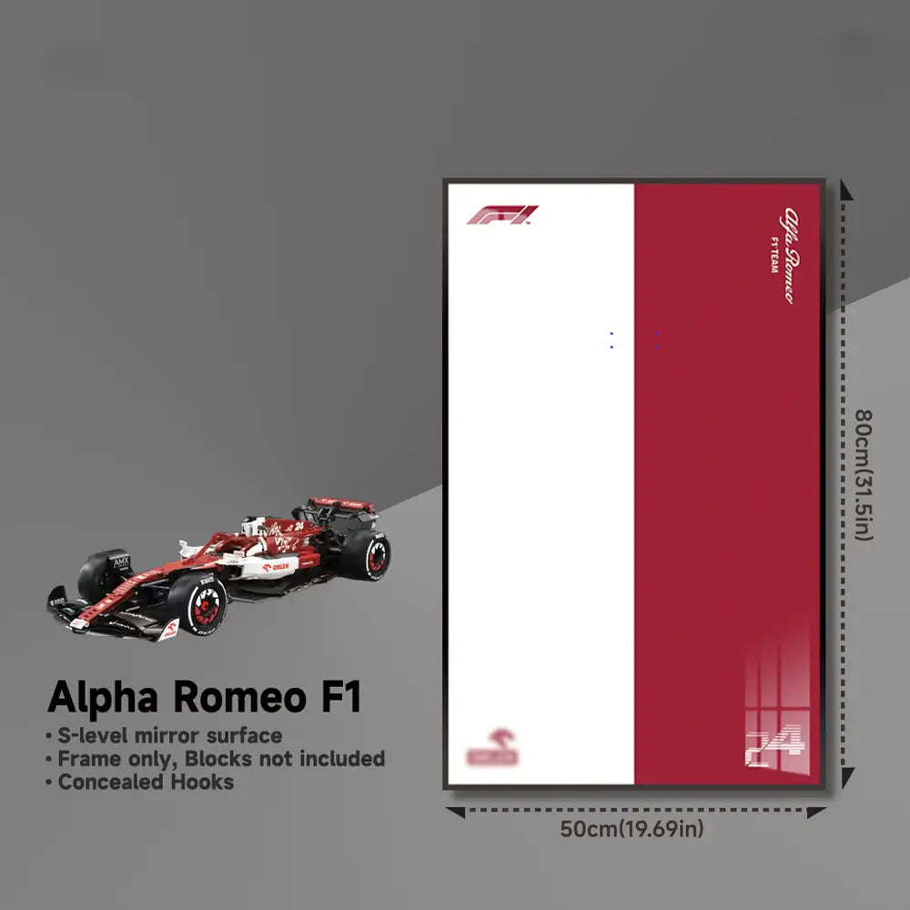 Display Rahmen für LEGO® TECHNIC™ Alpha Romeo F1 MOC