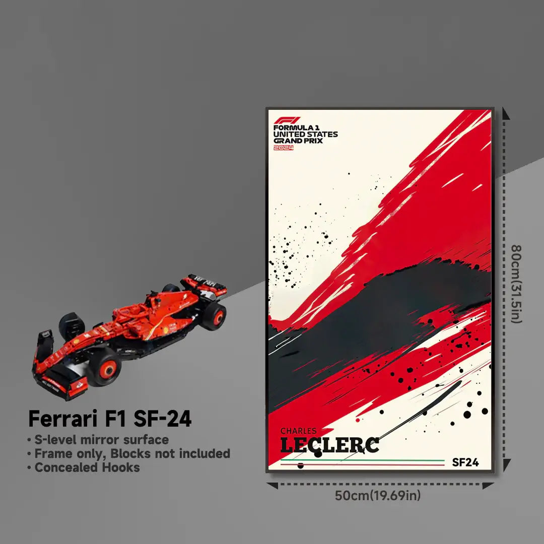 Display Rahmen für LEGO® TECHNIC™ Ferrari F1 SF-24